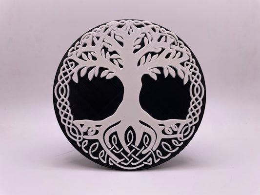 Yggdrasil World Tree | Trailer Hitch Cover | Tow Hitch Cover | Receiver Hitch Cover | 3D Printed