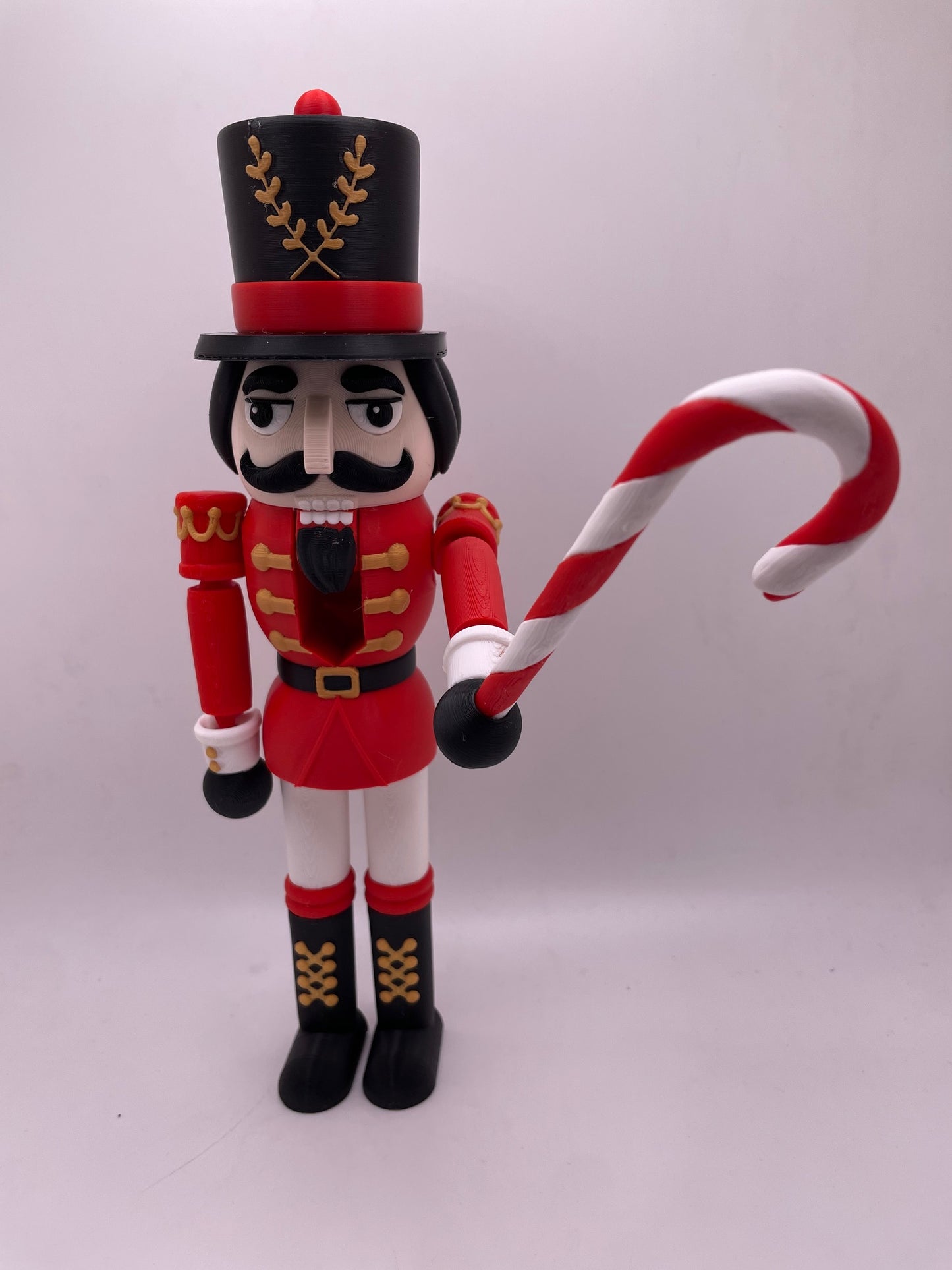 Nutcracker | Toy Soldier | Articulated | Christmas Décor | 3D Printed