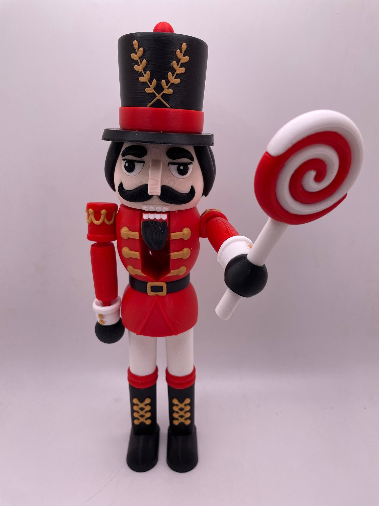 Nutcracker | Toy Soldier | Articulated | Christmas Décor | 3D Printed