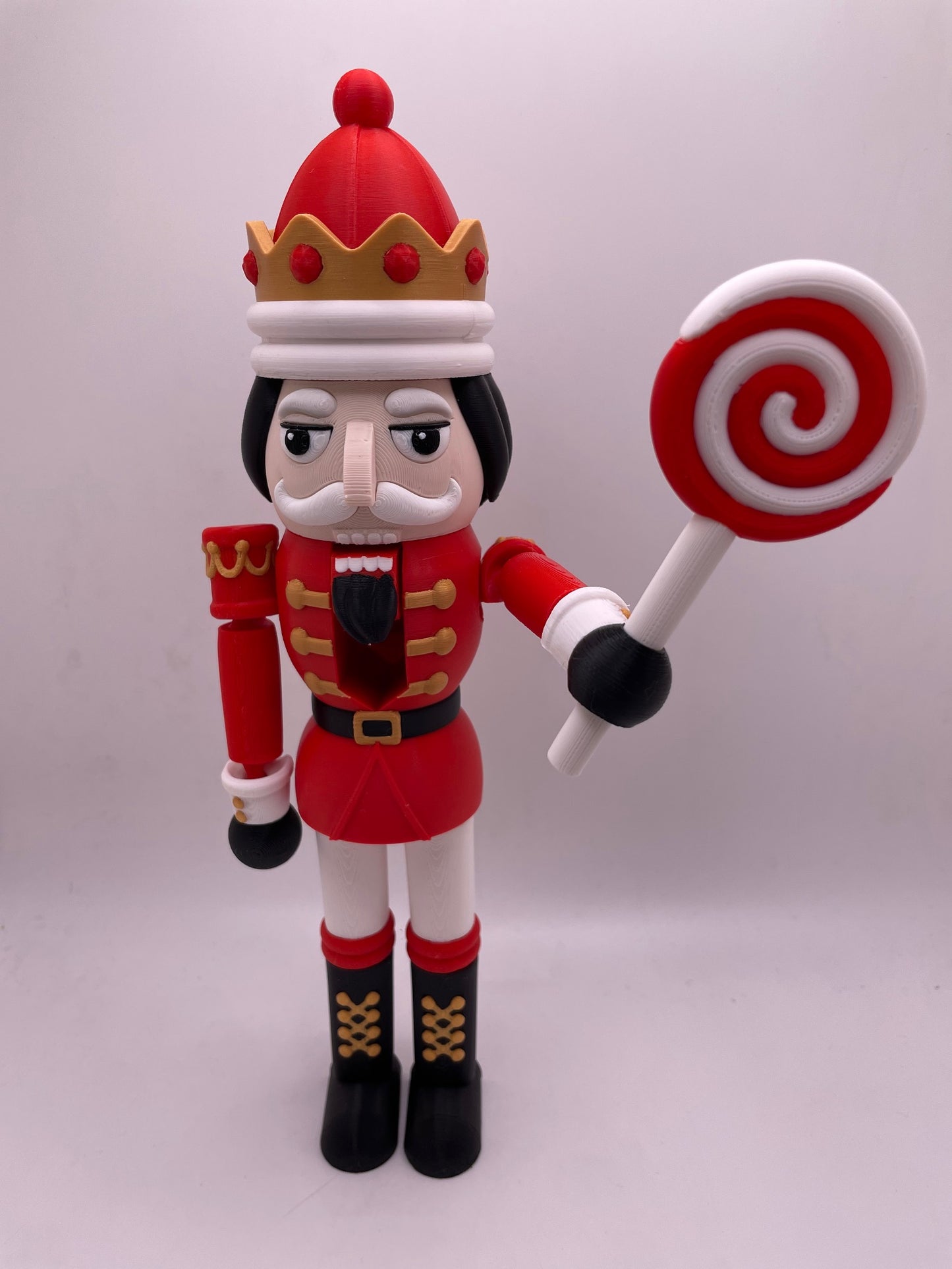 Nutcracker | Toy Soldier | Articulated | Christmas Décor | 3D Printed