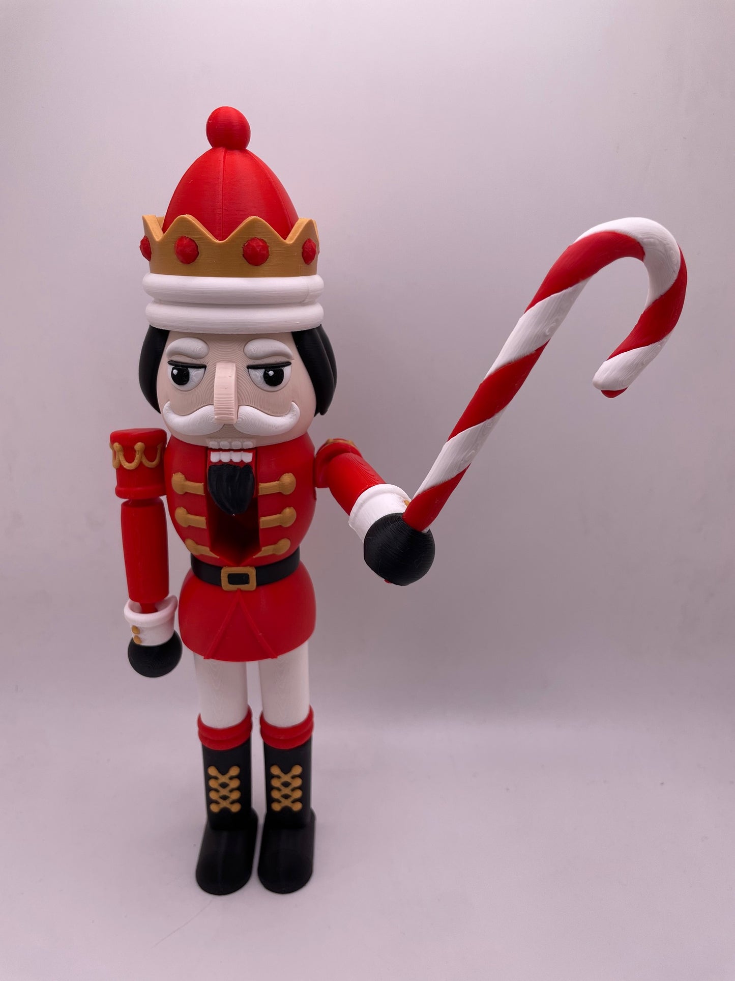 Nutcracker | Toy Soldier | Articulated | Christmas Décor | 3D Printed