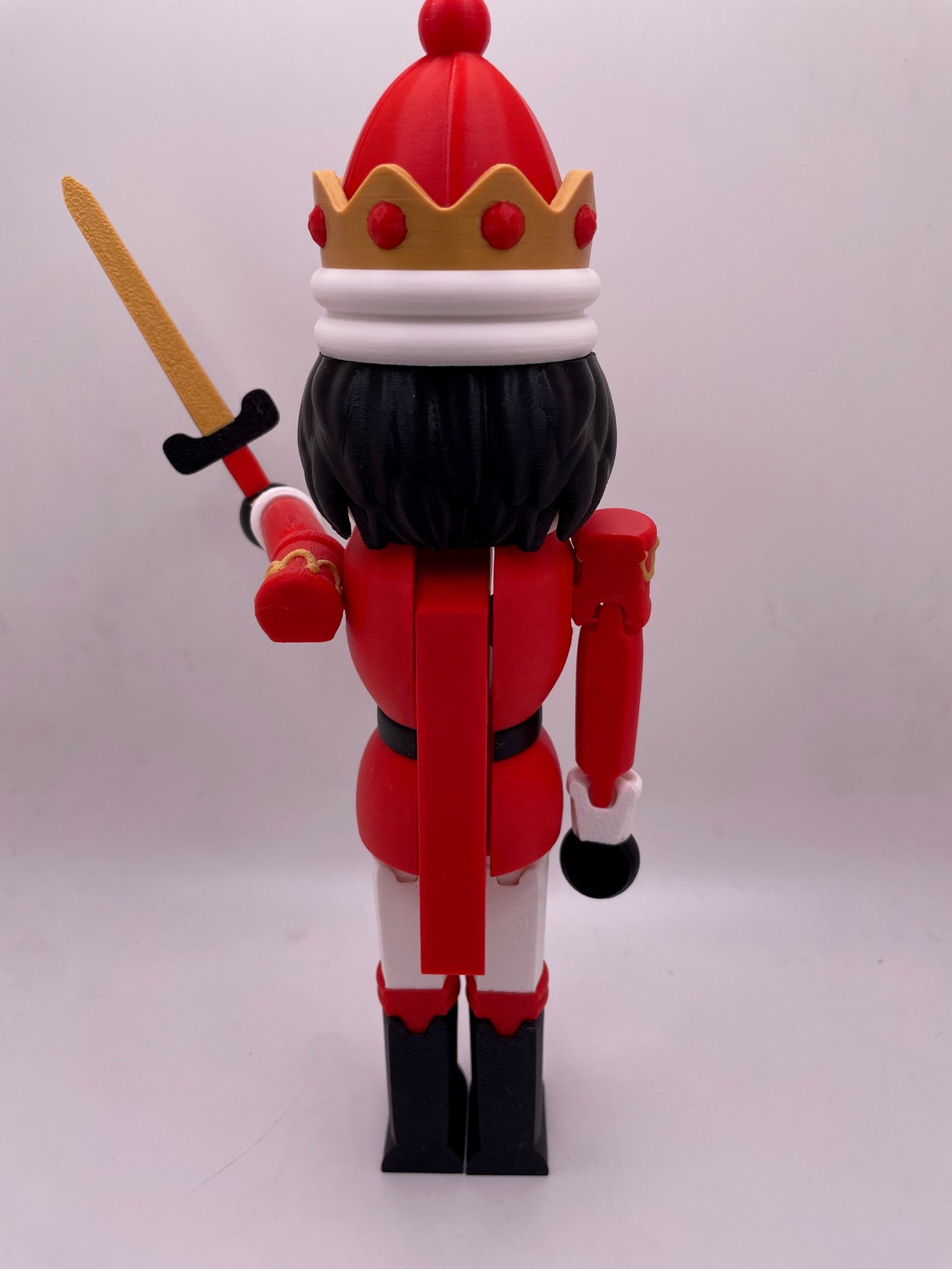 Nutcracker | Toy Soldier | Articulated | Christmas Décor | 3D Printed