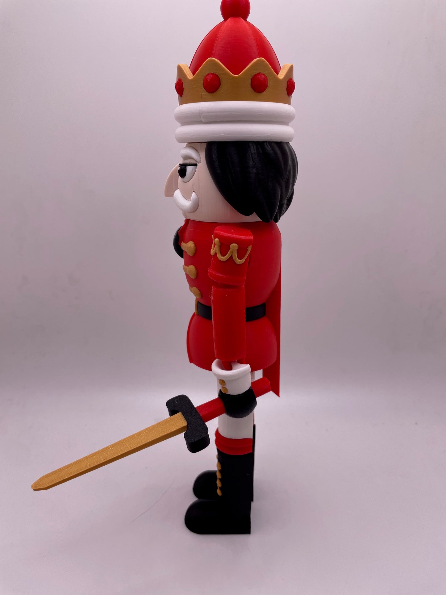 Nutcracker | Toy Soldier | Articulated | Christmas Décor | 3D Printed