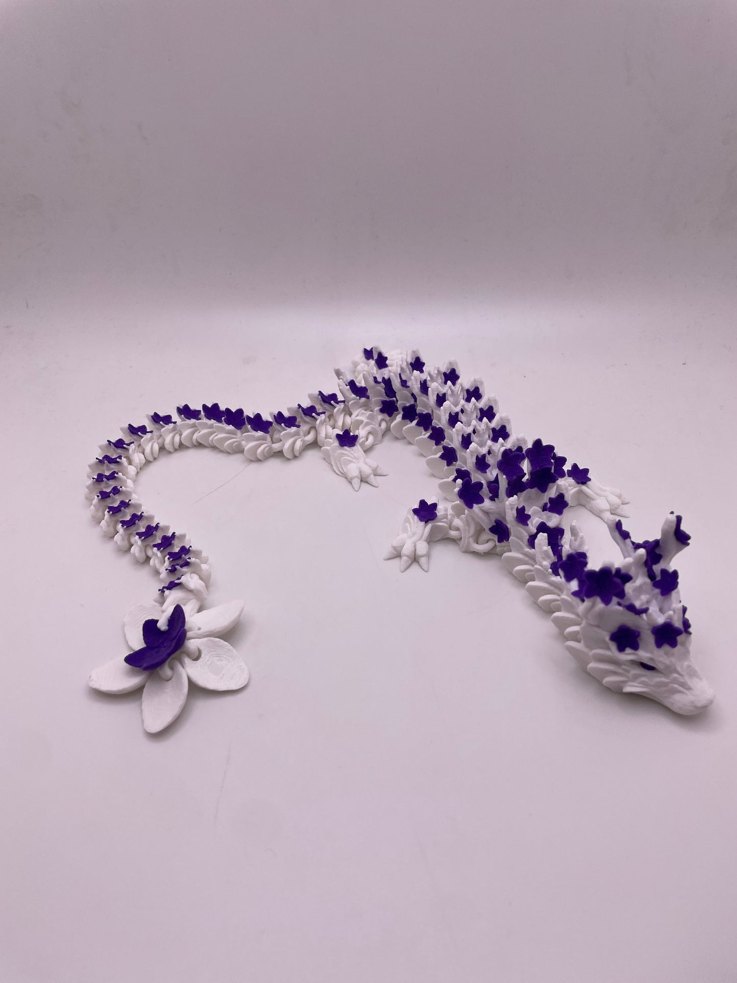 Cherry Blossom Dragon | 3D Printed Fidget Toy | Sensory Toy