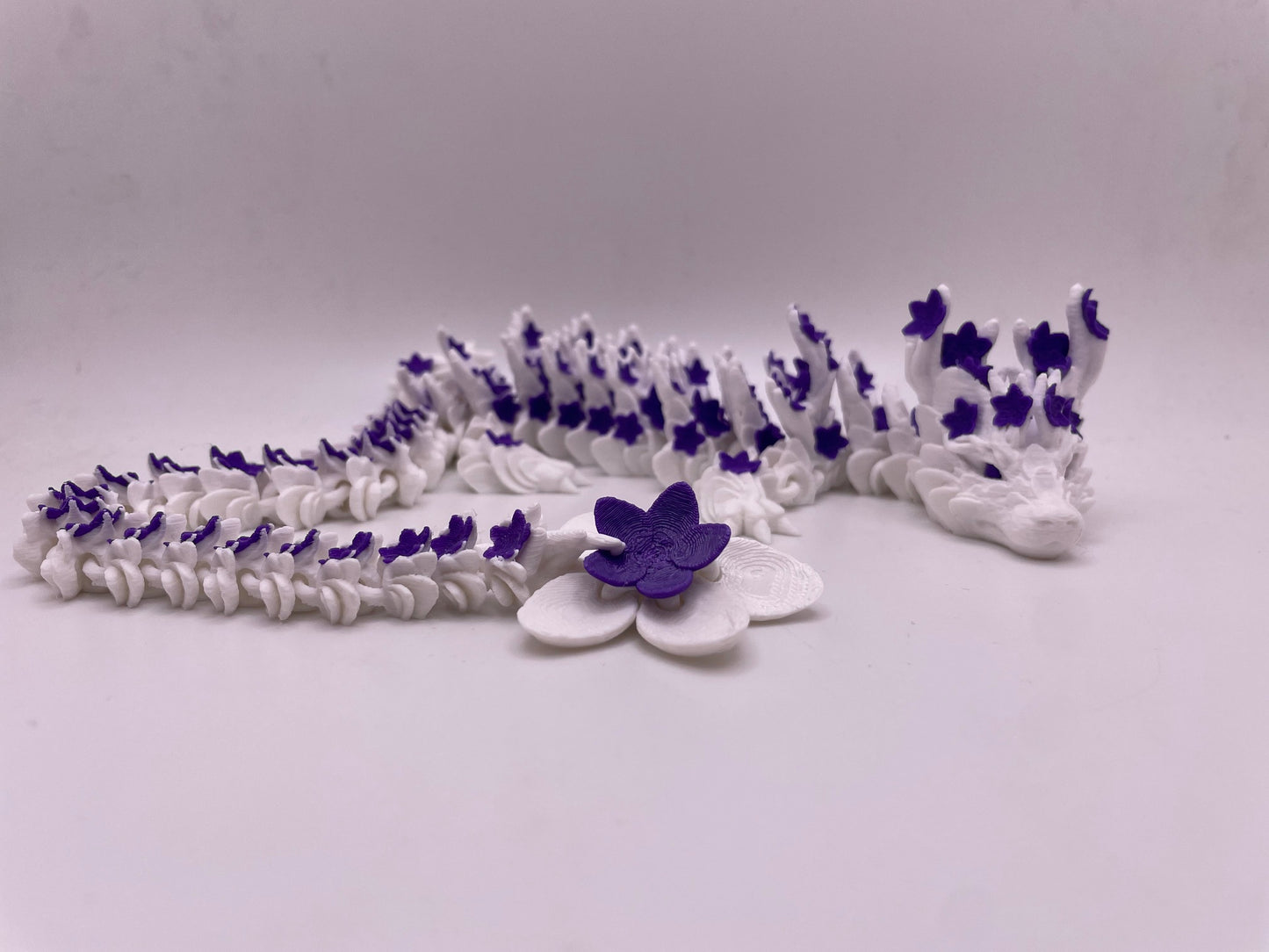 Cherry Blossom Dragon | 3D Printed Fidget Toy | Sensory Toy