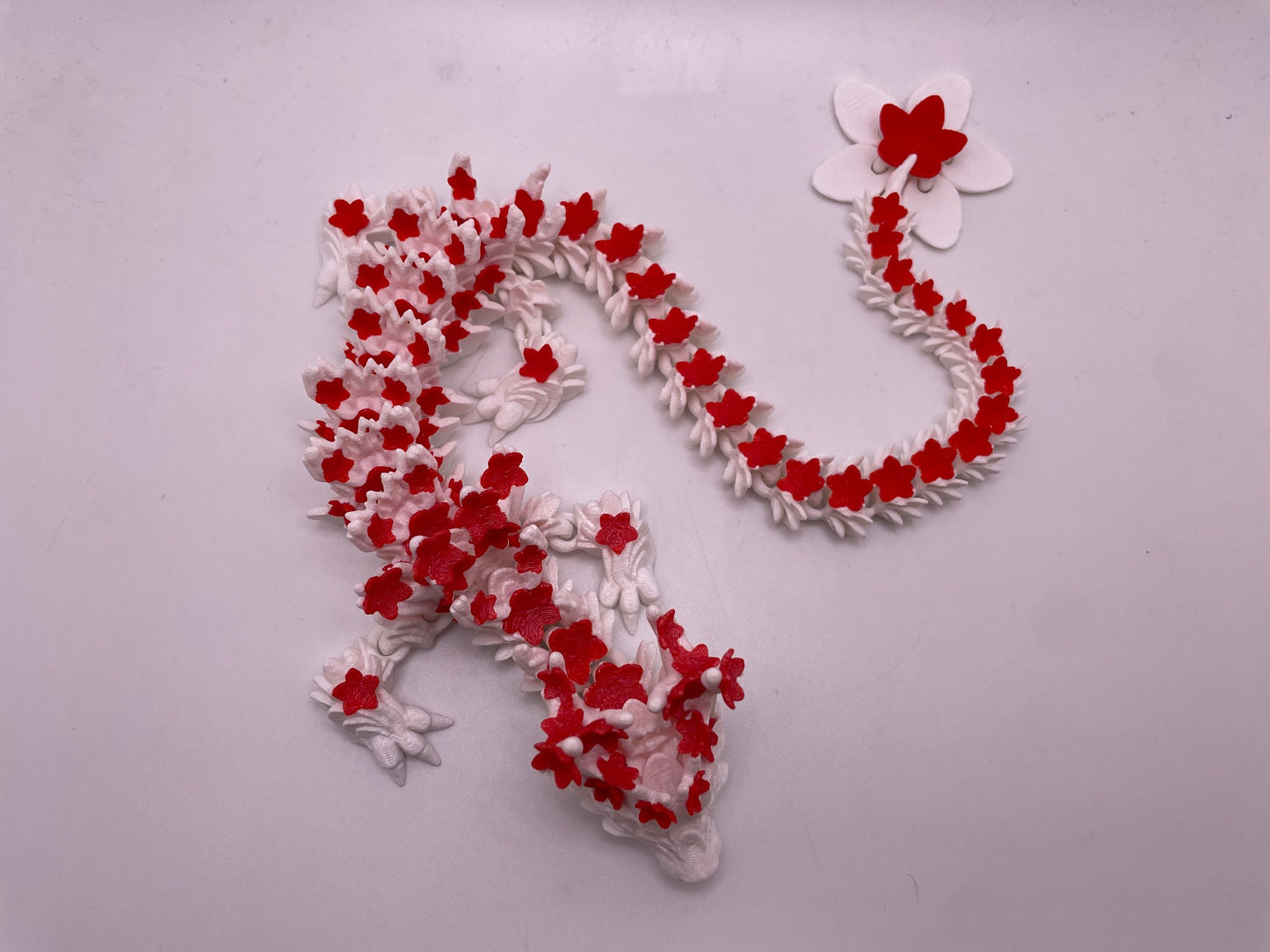 Cherry Blossom Dragon | 3D Printed Fidget Toy | Sensory Toy