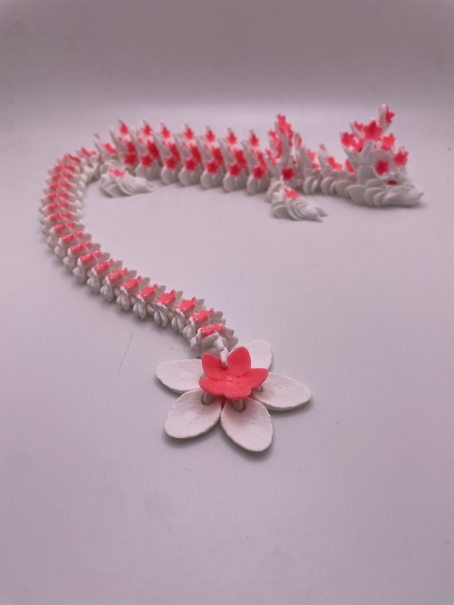 Cherry Blossom Dragon | 3D Printed Fidget Toy | Sensory Toy