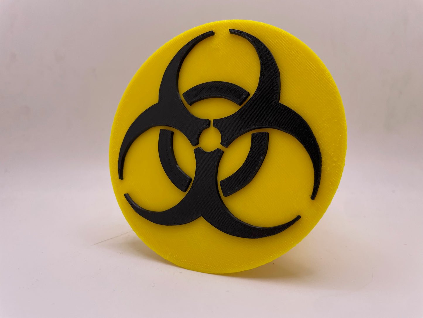 Biohazard Symbol | Trailer Hitch Cover | Tow Hitch Cover | Receiver Hitch Cover | 3D Printed