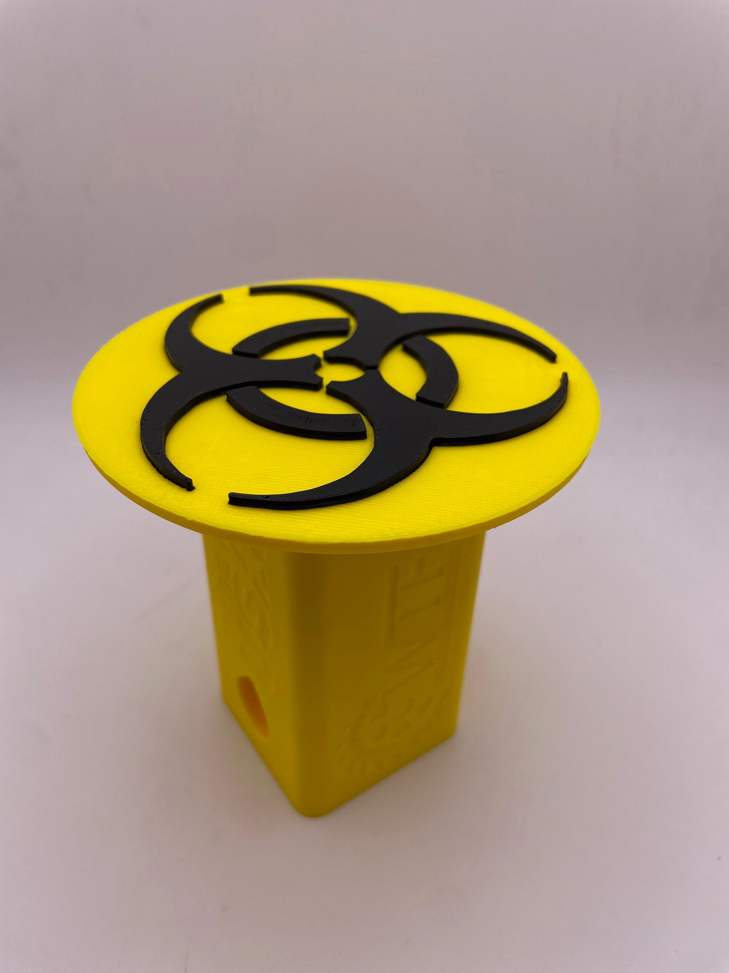 Biohazard Symbol | Trailer Hitch Cover | Tow Hitch Cover | Receiver Hitch Cover | 3D Printed