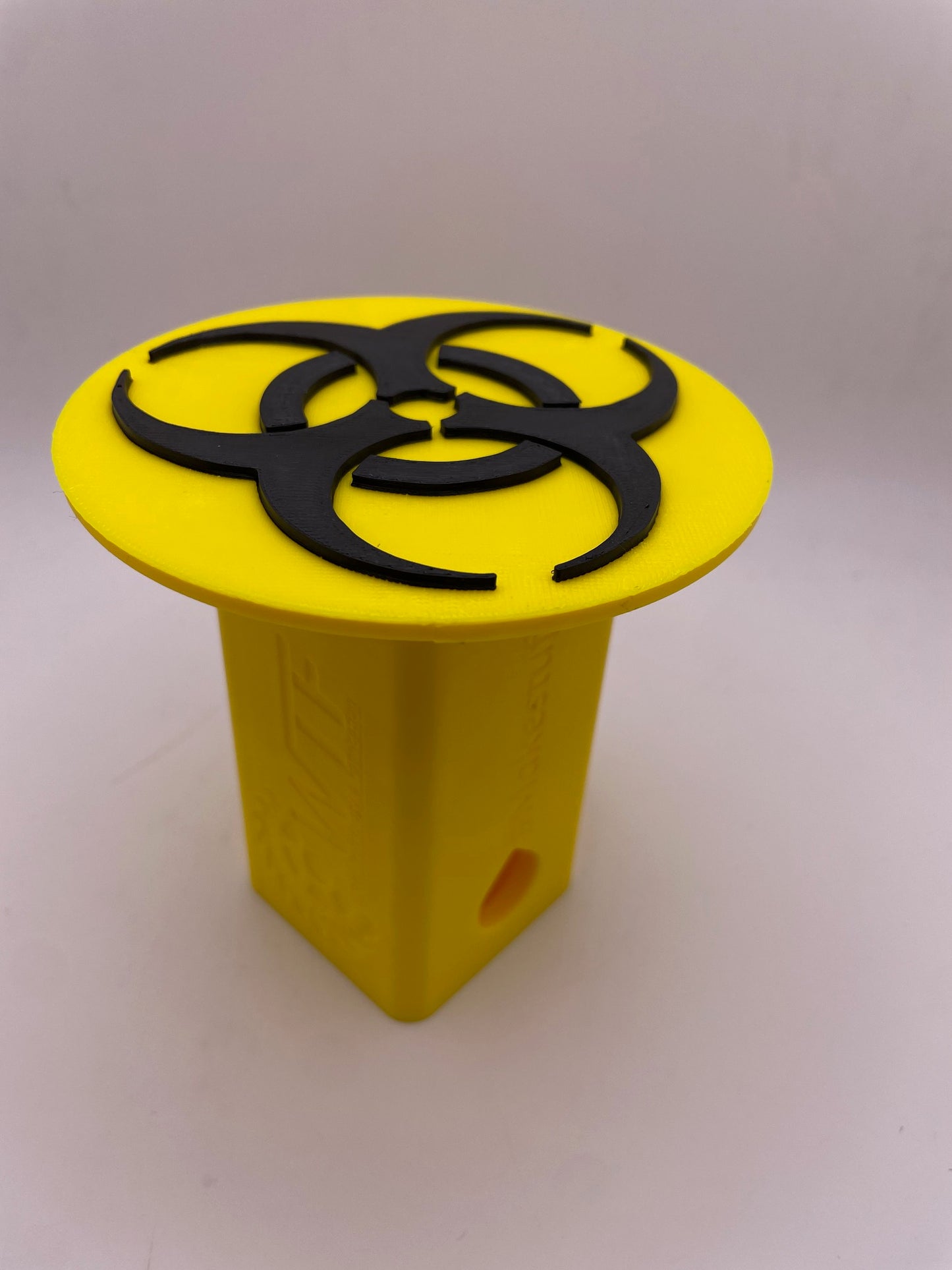 Biohazard Symbol | Trailer Hitch Cover | Tow Hitch Cover | Receiver Hitch Cover | 3D Printed