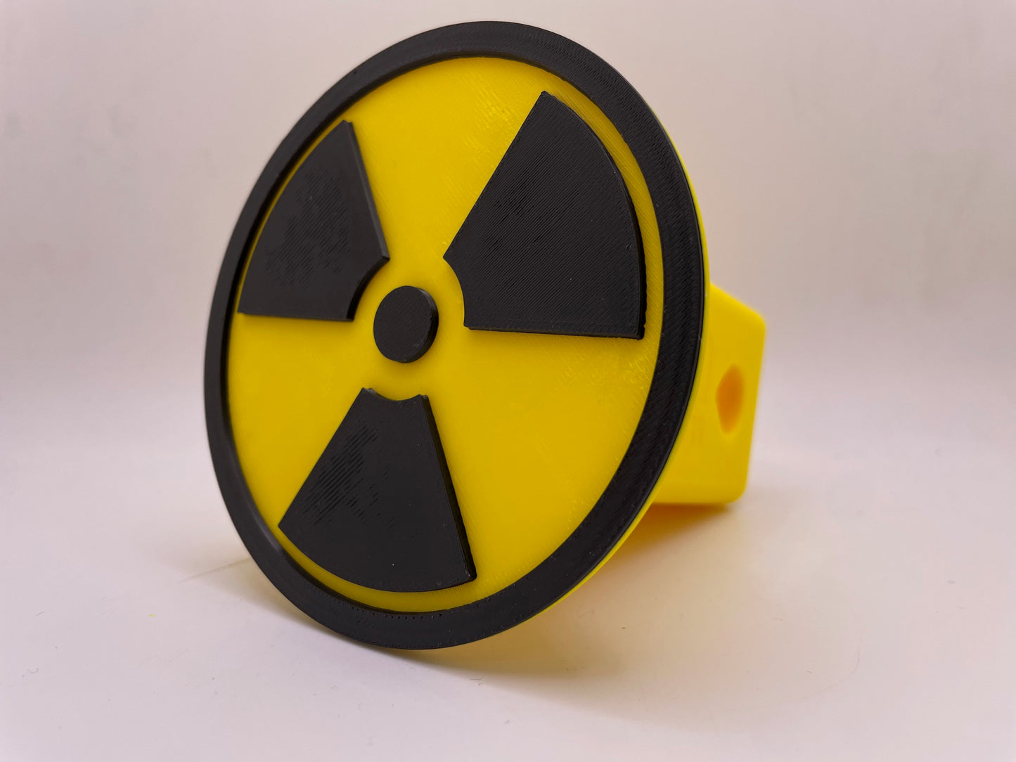 Radioactive Symbol | Trailer Hitch Cover | Tow Hitch Cover | Receiver Hitch Cover | Fallout | 3D Printed