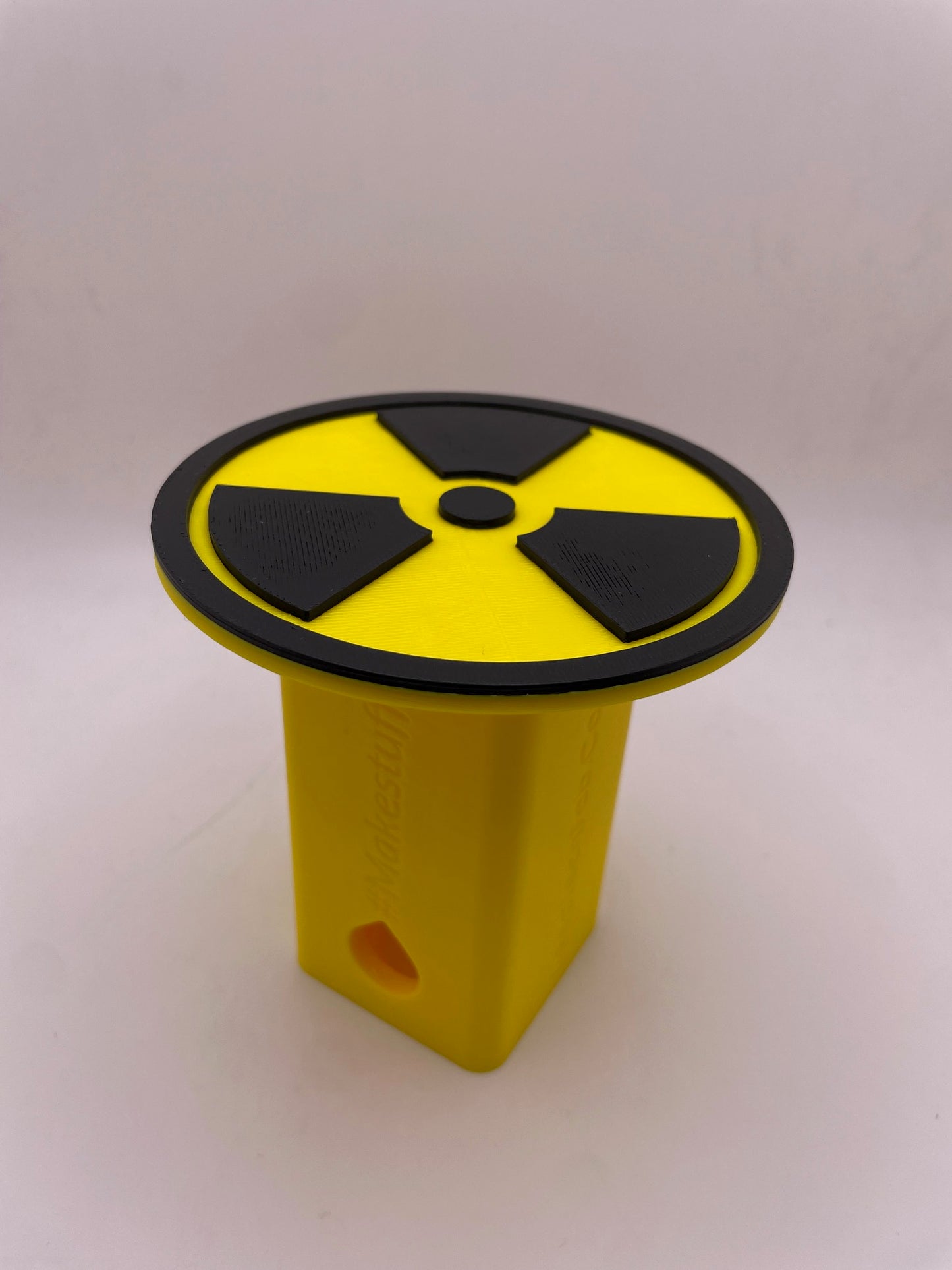 Radioactive Symbol | Trailer Hitch Cover | Tow Hitch Cover | Receiver Hitch Cover | Fallout | 3D Printed