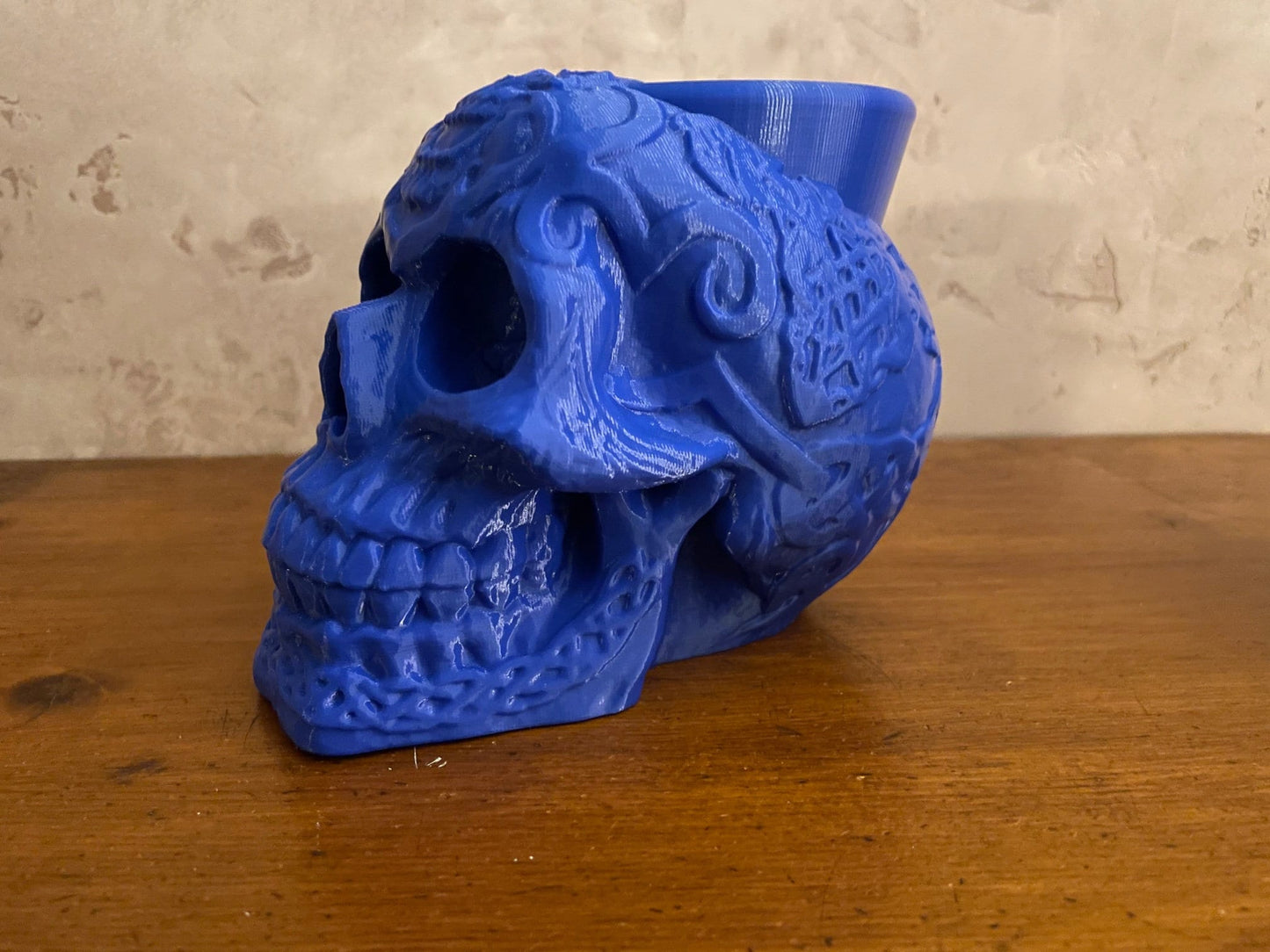 Large Celtic Skull Planter