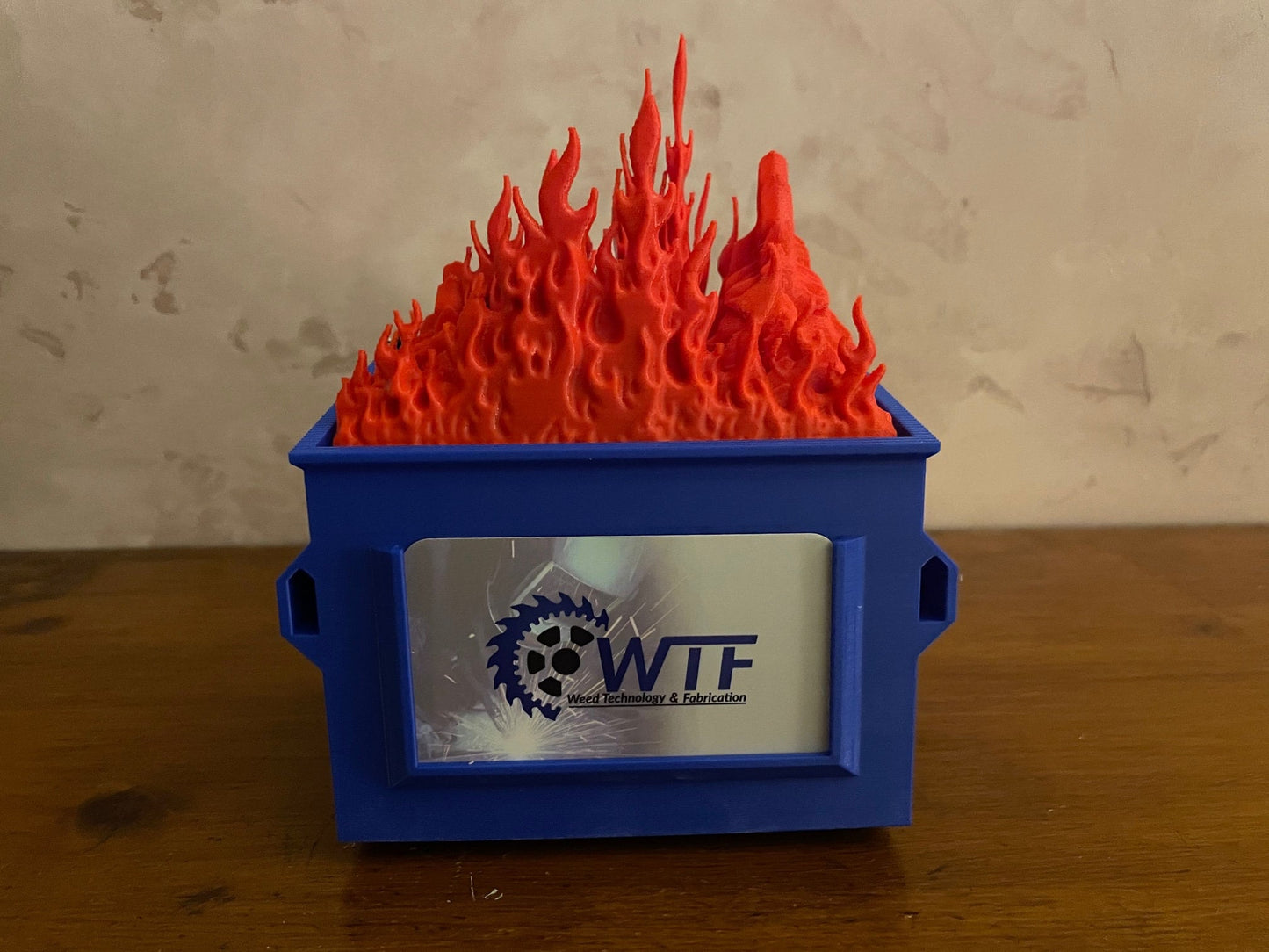 Dumpster Fire Candle Holder