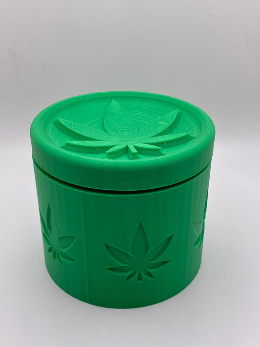 The Cannabis Leaf Stash Jar