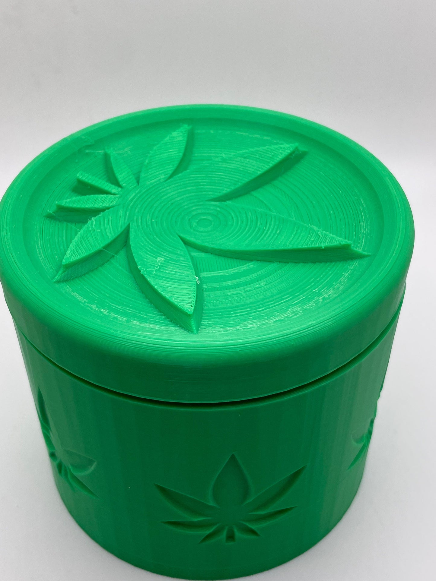 The Cannabis Leaf Stash Jar