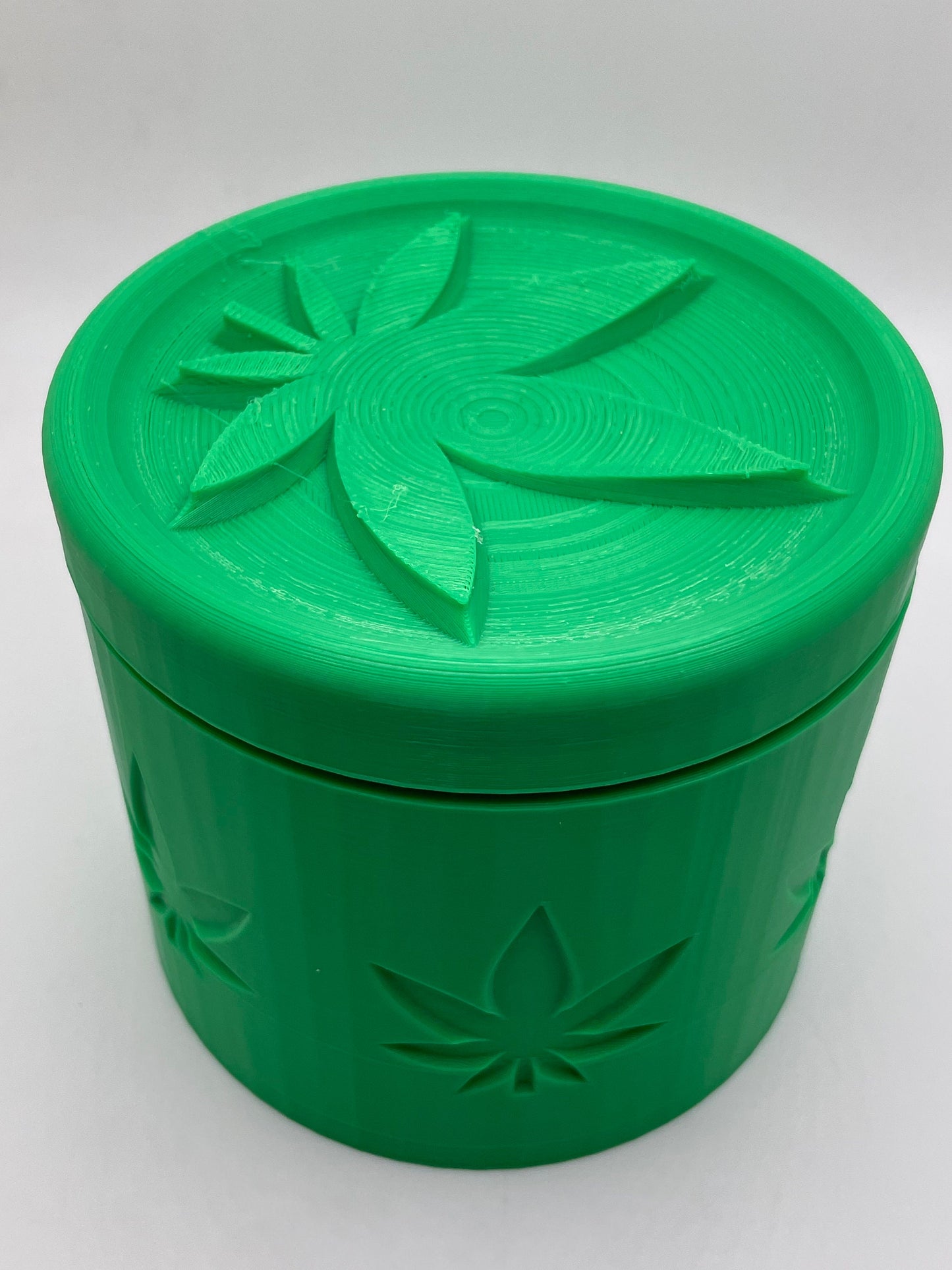 The Cannabis Leaf Stash Jar
