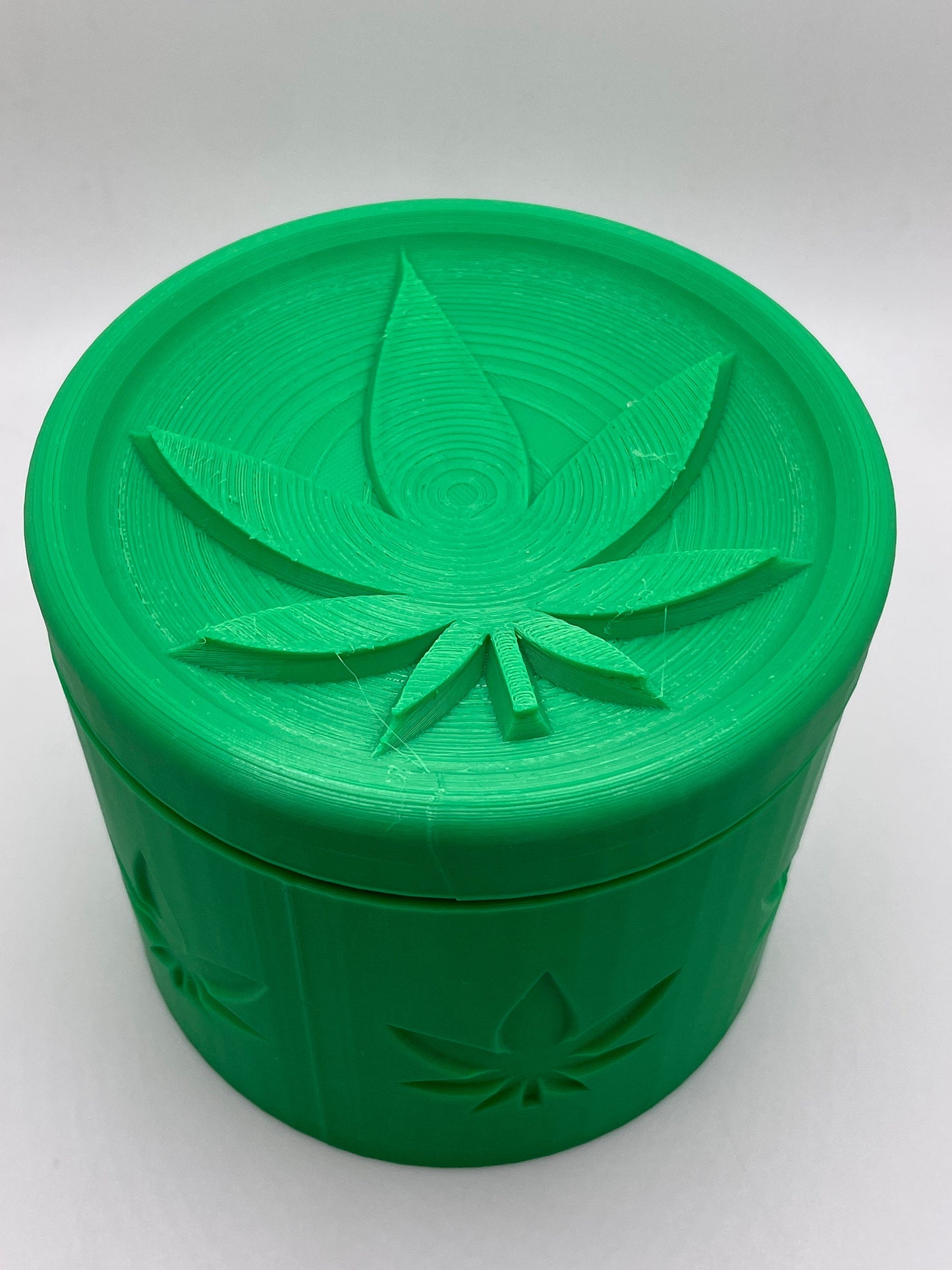 The Cannabis Leaf Stash Jar