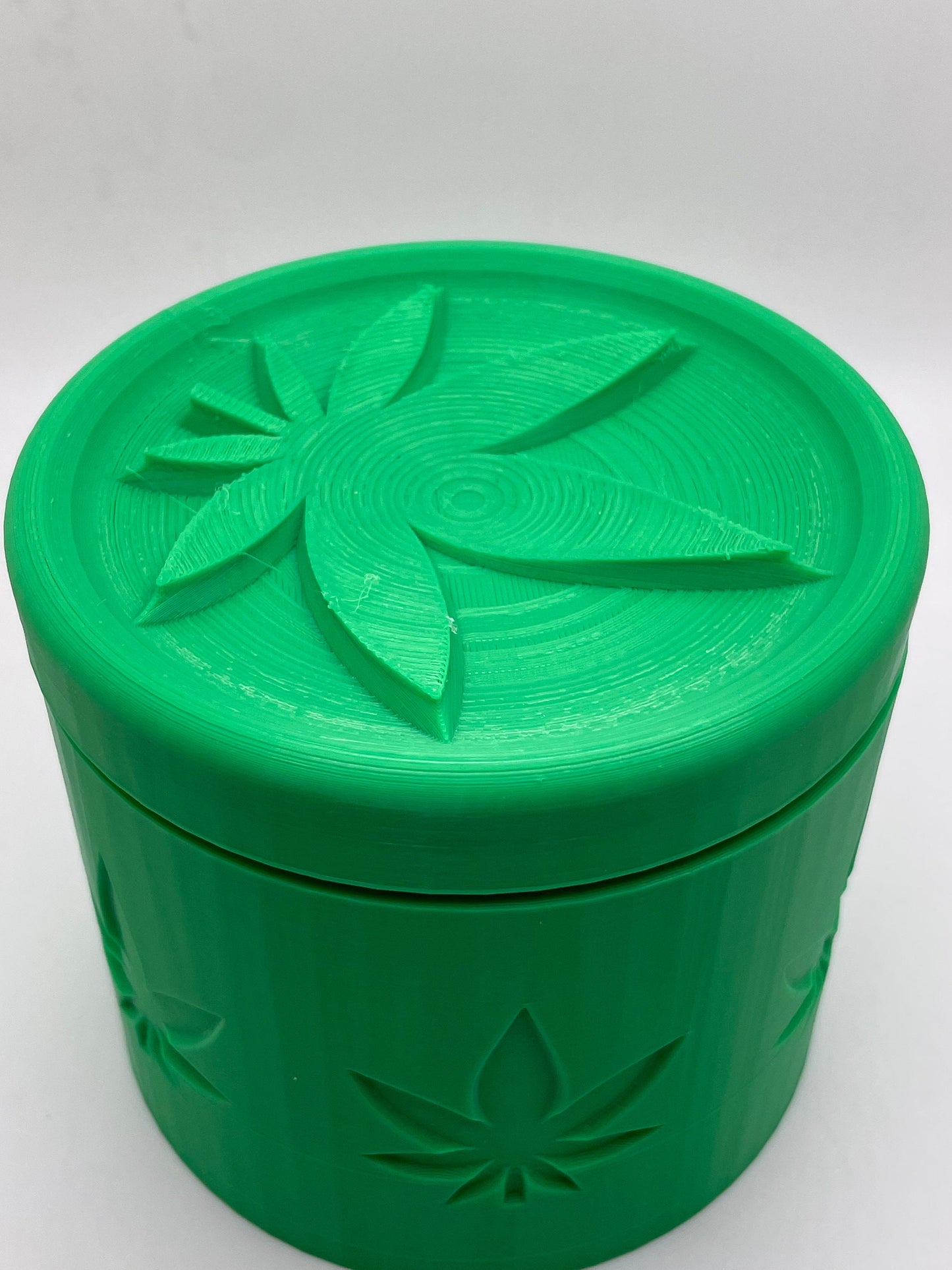 The Cannabis Leaf Stash Jar