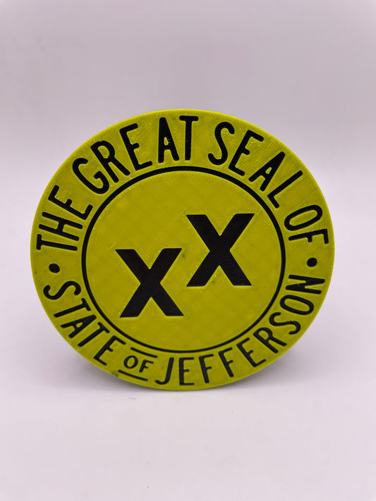 State of Jefferson Trailer Hitch Cover