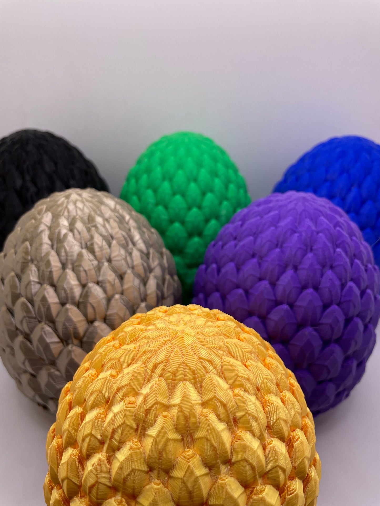 Dragon Scale Egg With Crystal Dragon