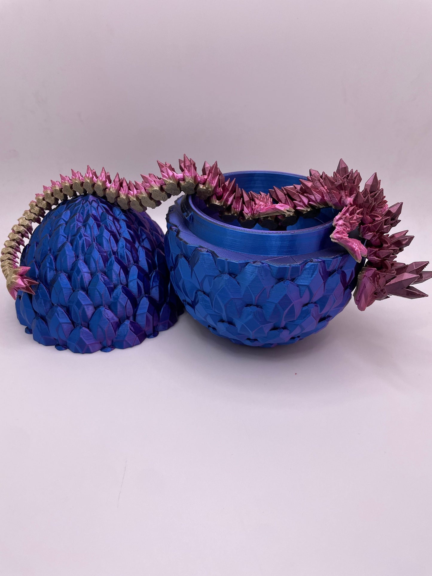 Dragon Scale Egg With Crystal Dragon