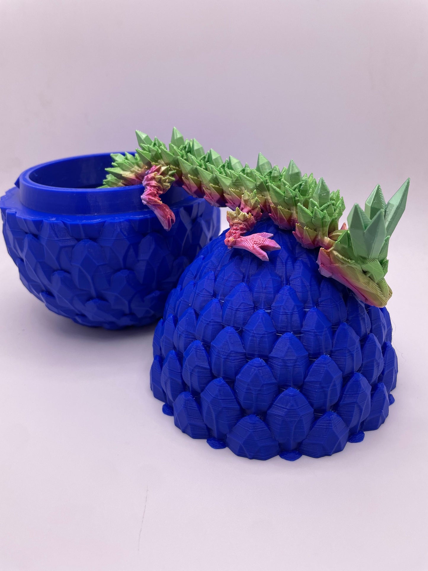 Dragon Scale Egg With Crystal Dragon