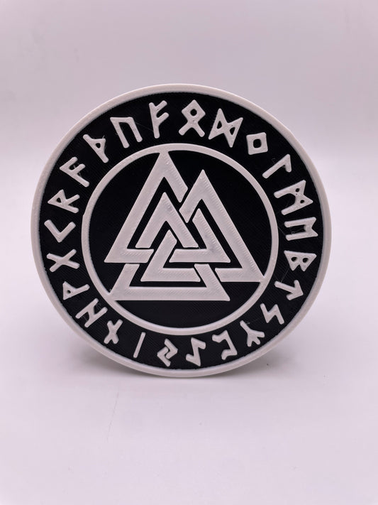 Valknut (Odin’s Knot) Trailer Hitch Cover