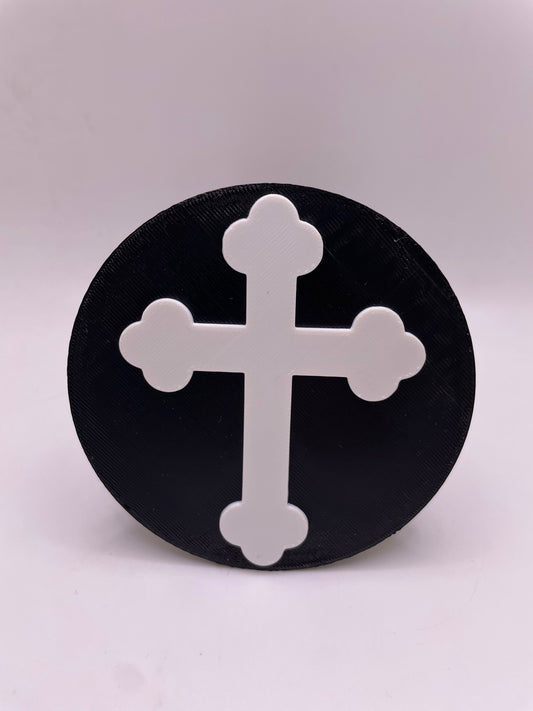 Saint Nicholas Cross | Trailer Hitch Cover